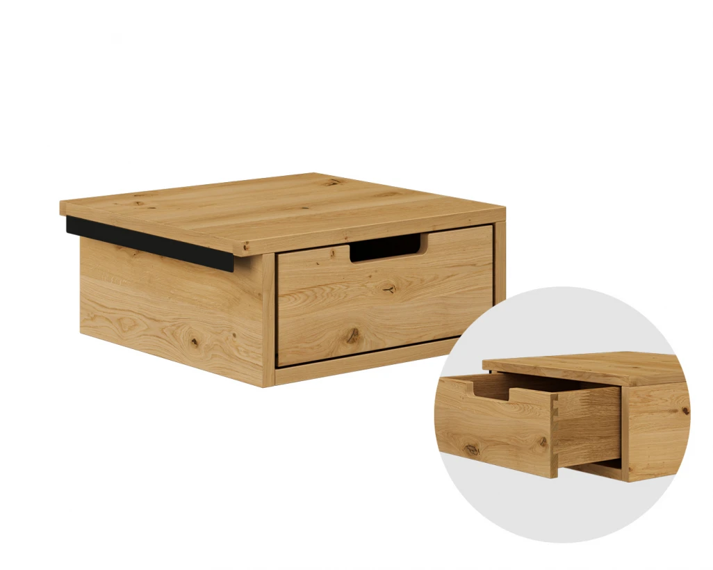 <b>ТУМБА ПРИКРОВАТНАЯ МАДЕЙРА (ПОДВЕСНАЯ, ПРАВАЯ)</b>